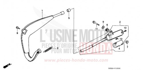 EXPANSION CHAMBER CR80RM de 1991